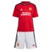 Billiga Manchester United Anthony Martial #9 Barnkläder Hemma fotbollskläder till baby 2023-24 Kortärmad (+ Korta byxor)